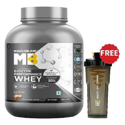 MuscleBlaze Biozyme Performance Whey,  4.4 lb  Kesar Thandai 