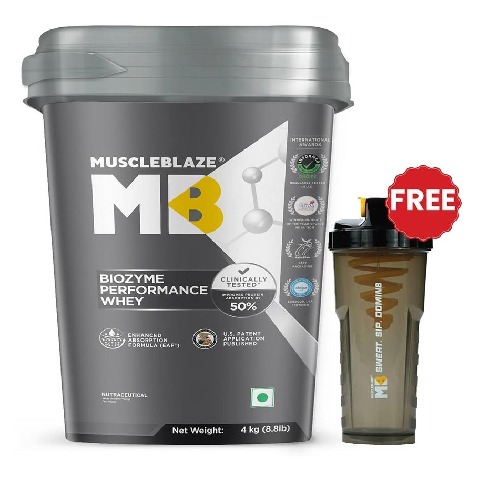 MuscleBlaze Biozyme Performance Whey,  8.8 lb  Magical Mango 
