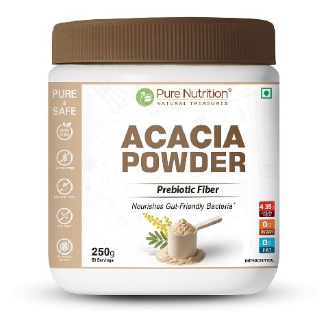 1 - Pure Nutrition Acacia Powder,  250 g  Unflavoured 