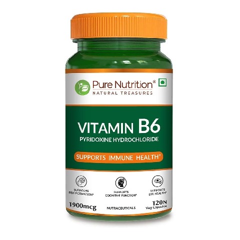 1 - Pure Nutrition Vitamin B6, 120 veggie capsule(s) Unflavoured