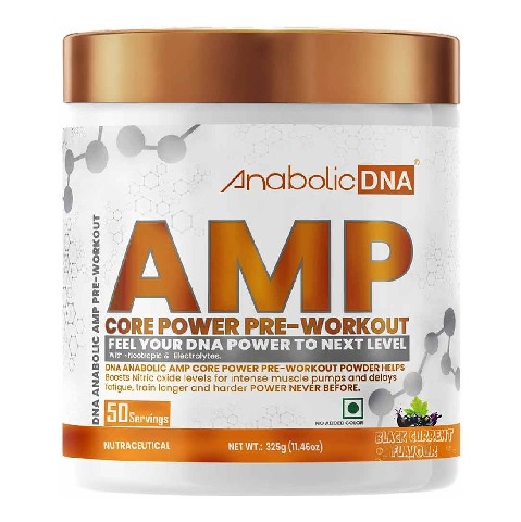 1 - Anabolic DNA AMP Core Power Pre-Workout,  0.716 lb  Black Current 
