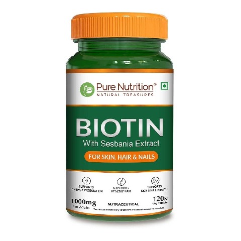 1 - Pure Nutrition Biotin,  120 tablet(s)  Unflavoured 