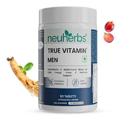 1 - Neuherbs True Vitamin Men (Multivitamin),  60 tablet(s)  Unflavoured 