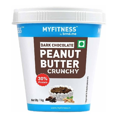 1 - Myfitness by brnd.me Dark Chocolate Peanut Butter, 1 kg Crunchy