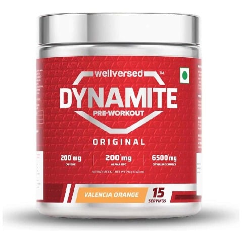 1 - Wellversed Dynamite Original Pre Workout, 0.46 lb Valencia Orange