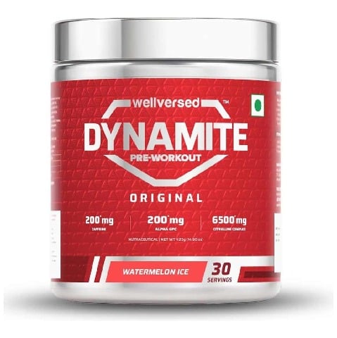 1 - Wellversed Dynamite Original Pre Workout, 0.88 lb Watermelon Ice