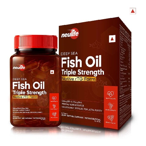 1 - Neulife Deep Sea Fish Oil 3X Triple Strength, 60 softgels