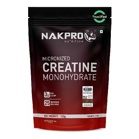1 - Nakpro Creatine Monohydrate,  Fruit Punch  0.22 lb 