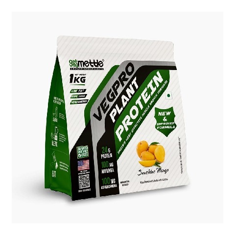 1 - Getmymettle Vegpro Plant Protein, 2.2 lb Sunshine Mango