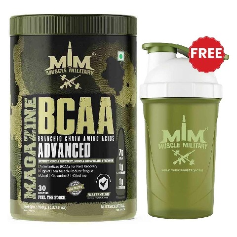 Muscle Military BCAA Advanced, 0.86 lb 30 Servings Watermelon