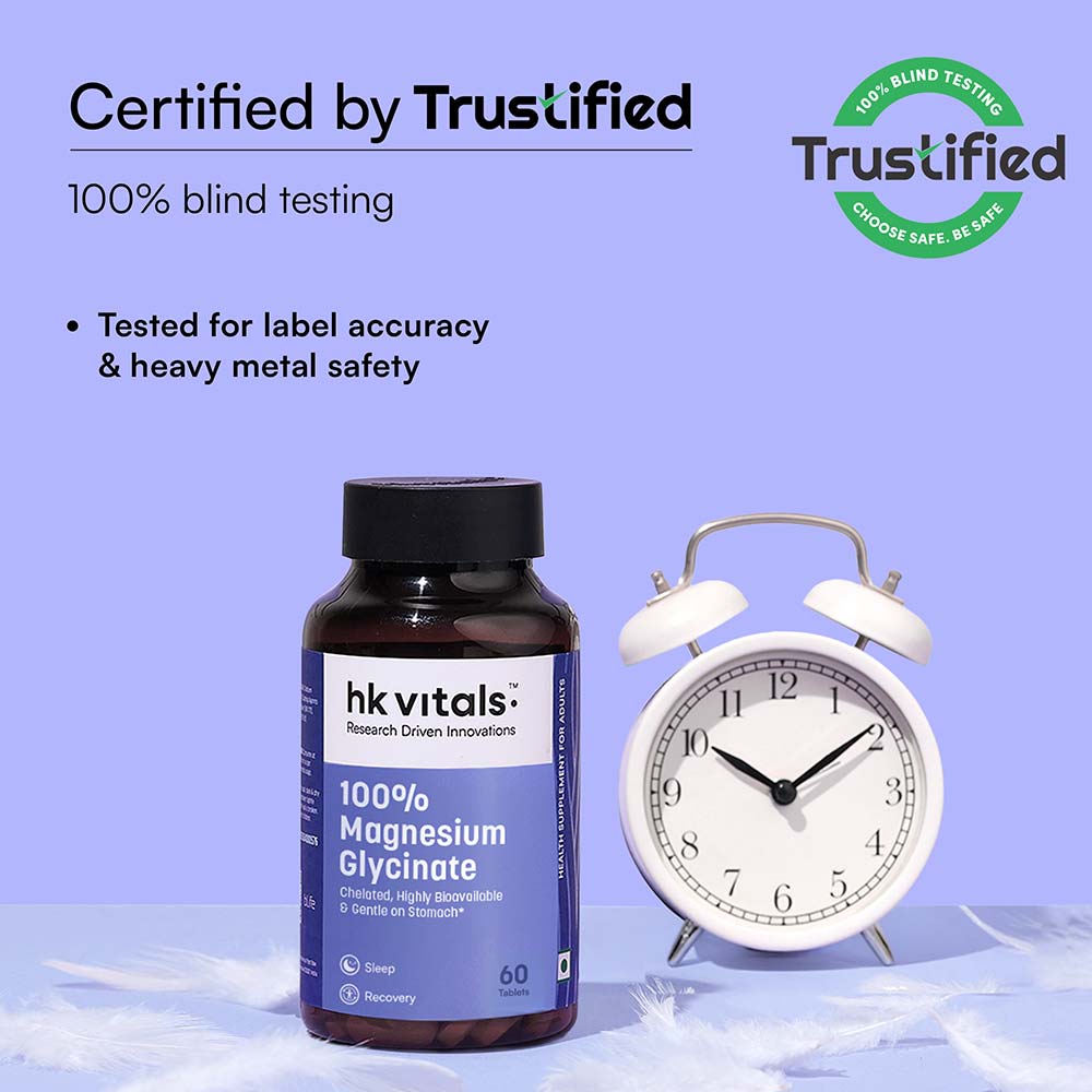 3 - HK Vitals 100% Magnesium Glycinate,  60 tablet(s)