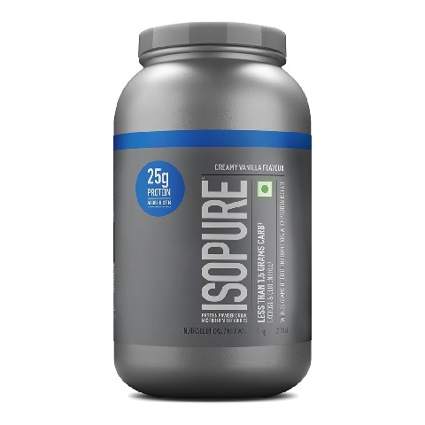 1 - Isopure 100% Whey Protein Isolate with Less Than 1.5 Grams Carbs, 2.2 lb Creamy Vanilla