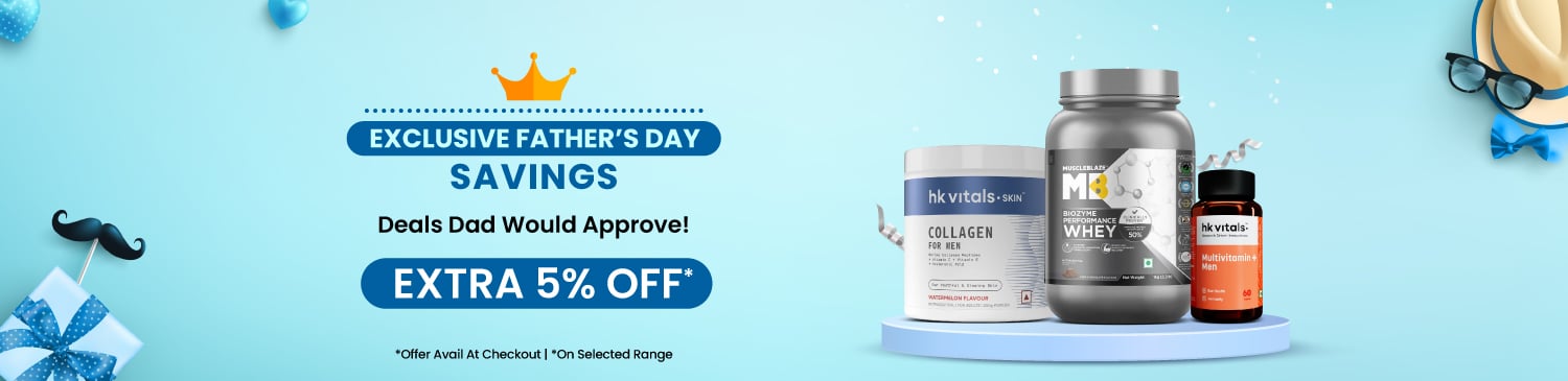 Father's Day Special | Extra 5% Off | On Selected Range