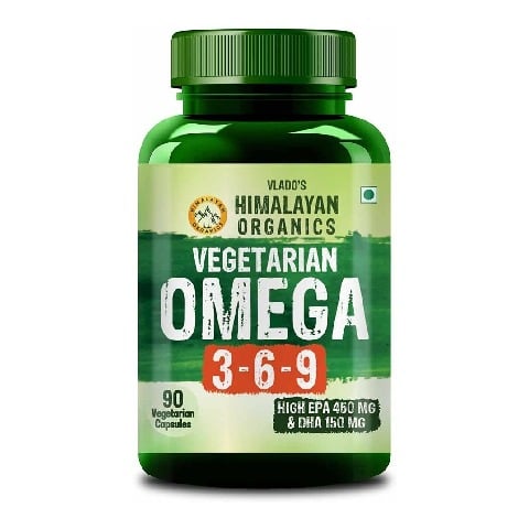 1 - Vlado's Himalayan Organics Omega 3 6 9 Vegan Natural Nutrition Supplement,  90 veggie capsule(s) 