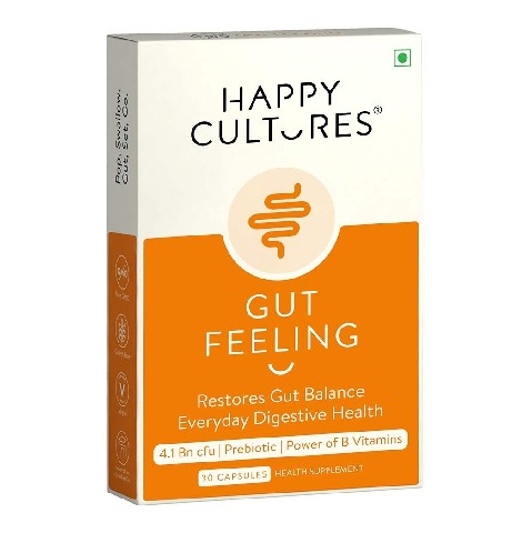 4 - Happy Cultures Gut Feeling,  30 capsules  Unflavoured 