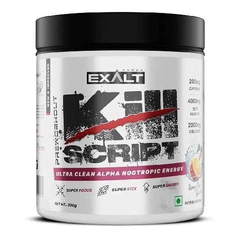 1 - Exalt Supps Kill Script Pre Workout,  0.66 lb  Orange Axe 