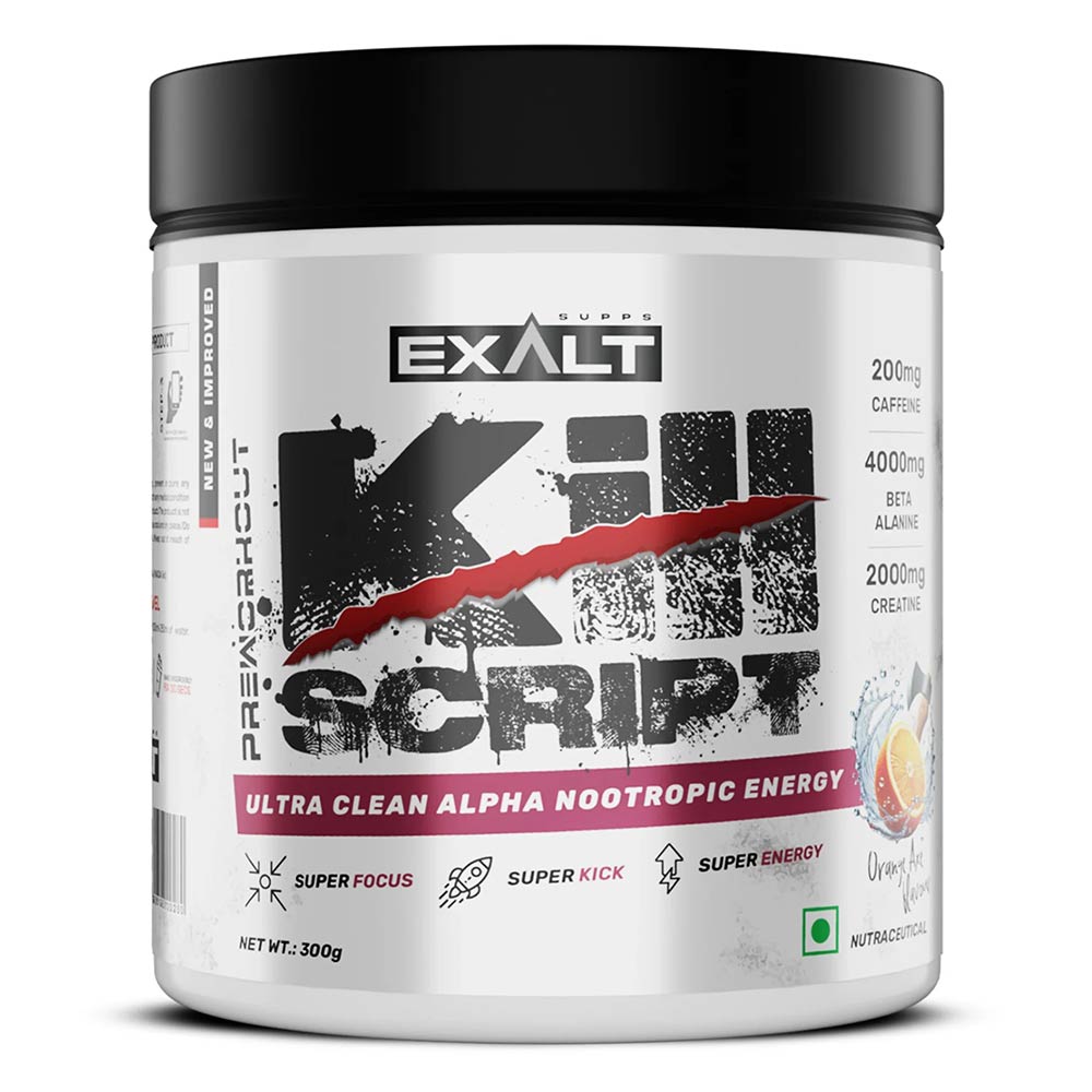 Exalt Supps Kill Script Pre Workout, 0.66 lb Orange Axe-image-9