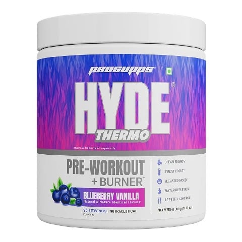 1 - ProSupps Hyde Thermo Pre-Workout + Burner, 0.66 lb Blueberry Vanilla