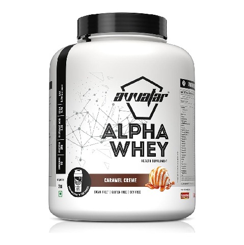 1 - Avvatar Alpha Whey, 4.4 lb Caramel Creme