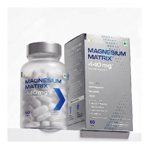 MuscleBlaze Prime Series Magnesium Matrix, Unflavoured 60 tablets