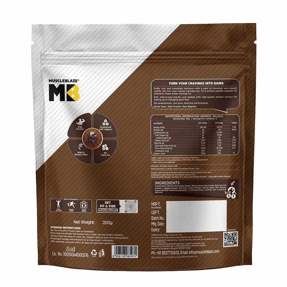 High Protein Pancake 200g x 2 Pack Choco Vanilla