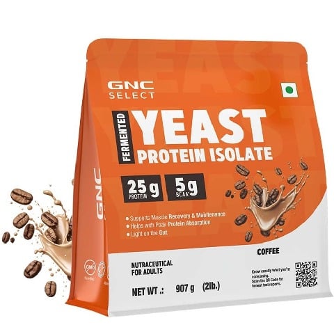 1 - GNC Select Fermented Yeast Protein Isolate, 2 lb Coffee