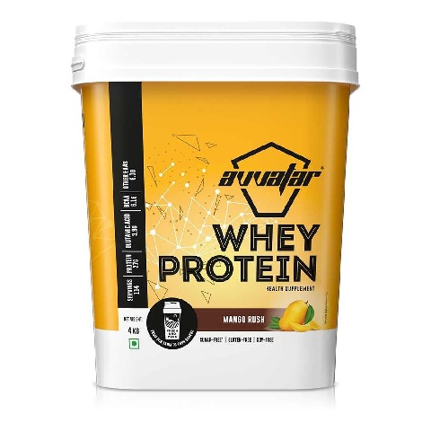 1 - Avvatar Whey Protein, 8.8 lb Mango Rush