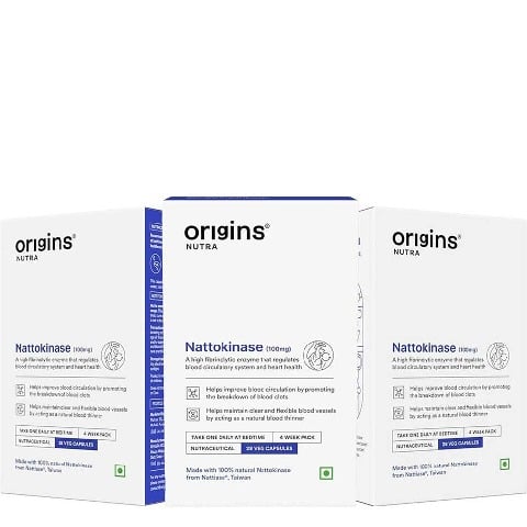 1 - Origins Nutra Nattokinase 2000FU/100mg (Pack of 3), 28 veggie capsule(s)