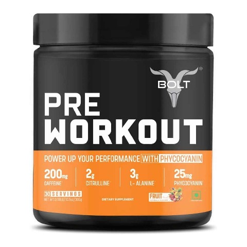 1 - Bolt Pre Workout, 0.66 lb Fruit Punch