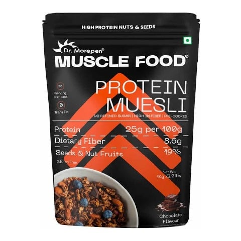 1 - Dr. Morepen Protein Muesli, 1 kg Chocolate