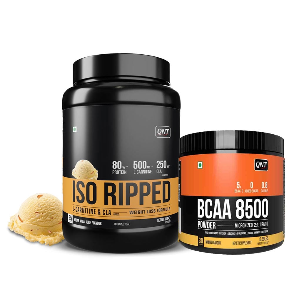 QNT ISO Ripped 2.2 lb Kesar Malai Kulfi with BCAA 8500 Combo, 0.39 lb Mango-picture-32