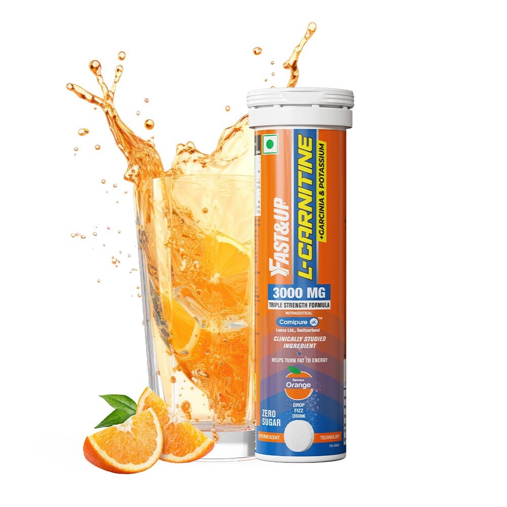 Fast & Up L Carnitine 3000mg Effervescent, 10 tablet(s) Orange-picture-13