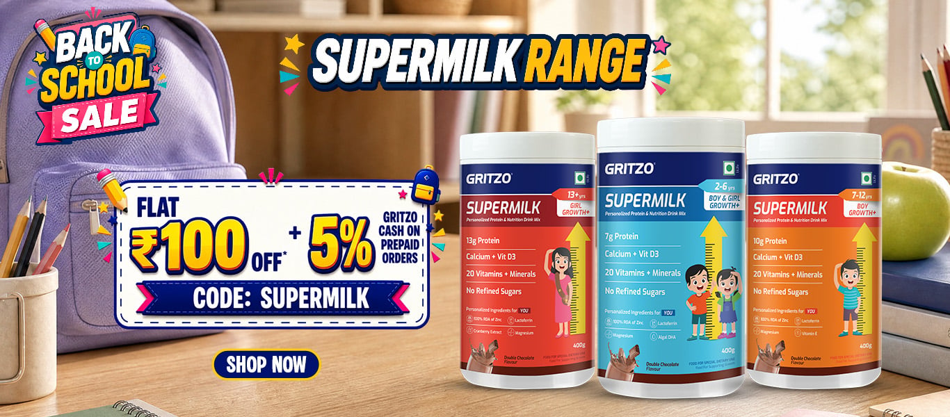 Flat Rs. 100 Off on Supermilk Range
