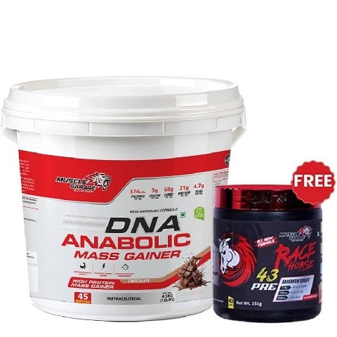 20 - Muscle Garage DNA Anabolic Mass Gainer, 9.9 lb Chocolate (Bucket)