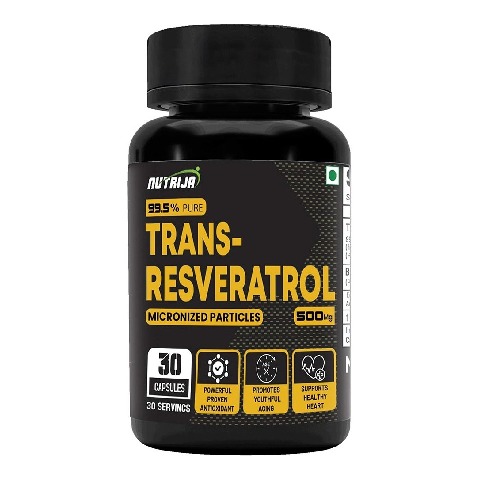 1 - NutriJa Micronized Trans Resveratrol 500mg, 30 capsules