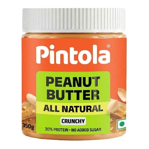 1 - Pintola All Natural Peanut Butter, 0.350 kg Crunchy
