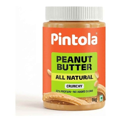 1 - Pintola All Natural Peanut Butter, 1 kg Crunchy