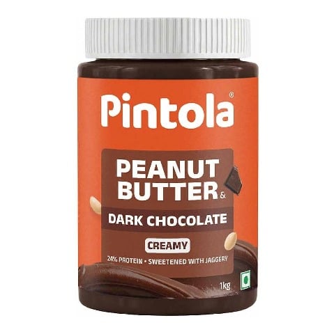 1 - Pintola Dark Chocolate Peanut Butter, 1 kg Creamy