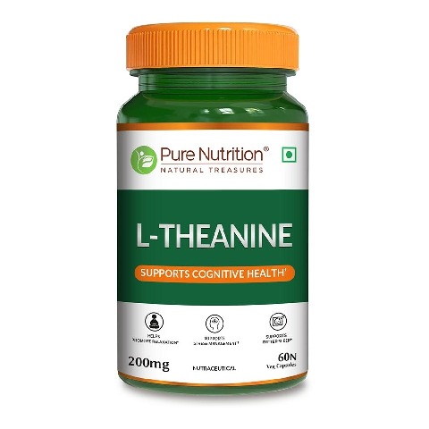 1 - Pure Nutrition L-Theanine,  60 veggie capsule(s) 
