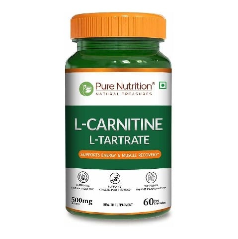 1 - Pure Nutrition L-Carnitine L-Tartrate, 60 veggie capsule(s) Unflavoured