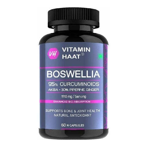 1 - Vitaminhaat Boswellia with Curcumin Piperine & Ginger 1110mg, 60 capsules