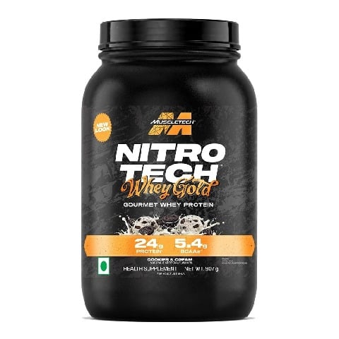 1 - MuscleTech Nitrotech Whey Gold, 1.99 lb Cookies and Cream