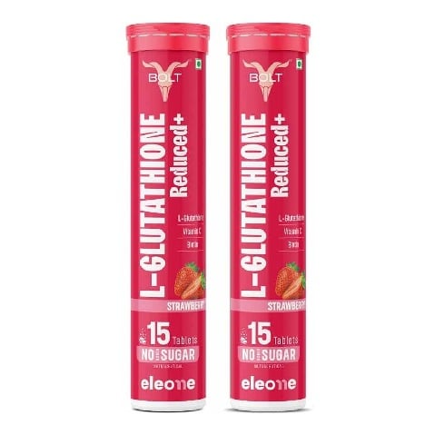 1 - Bolt L-Glutathione, Strawberry (Pack of 2) 15 tablet(s)