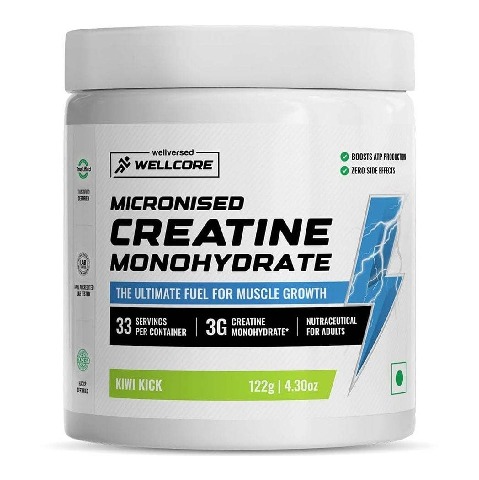 1 - Wellcore Micronised Monohydrate Creatine, Kiwi Kick 0.26 lb