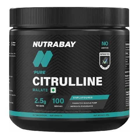 1 - Nutrabay Pure Citrulline Malate Amino Acid, 0.55 lb Unflavoured
