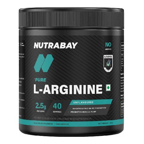 1 - Nutrabay Pure L-Arginine Amino Acid, 0.22 lb