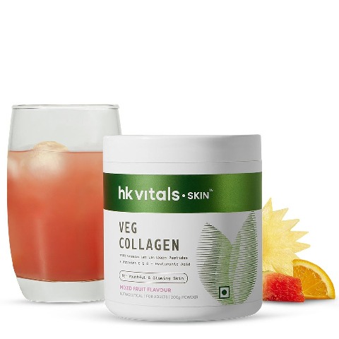 20 - HealthKart HK Vitals Skin Radiance Collagen,  200 g  Veg - Mixed Fruit 