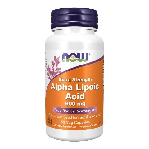 1 - Now Alpha Lipoic Acid (600 mg),  60 veggie capsule(s) 