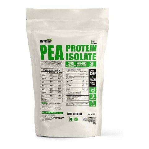 1 - NutriJa Pea Protein Isolate, 1 lb Unflavoured