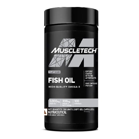1 - MuscleTech Platinum Fish Oil, 100 softgels
